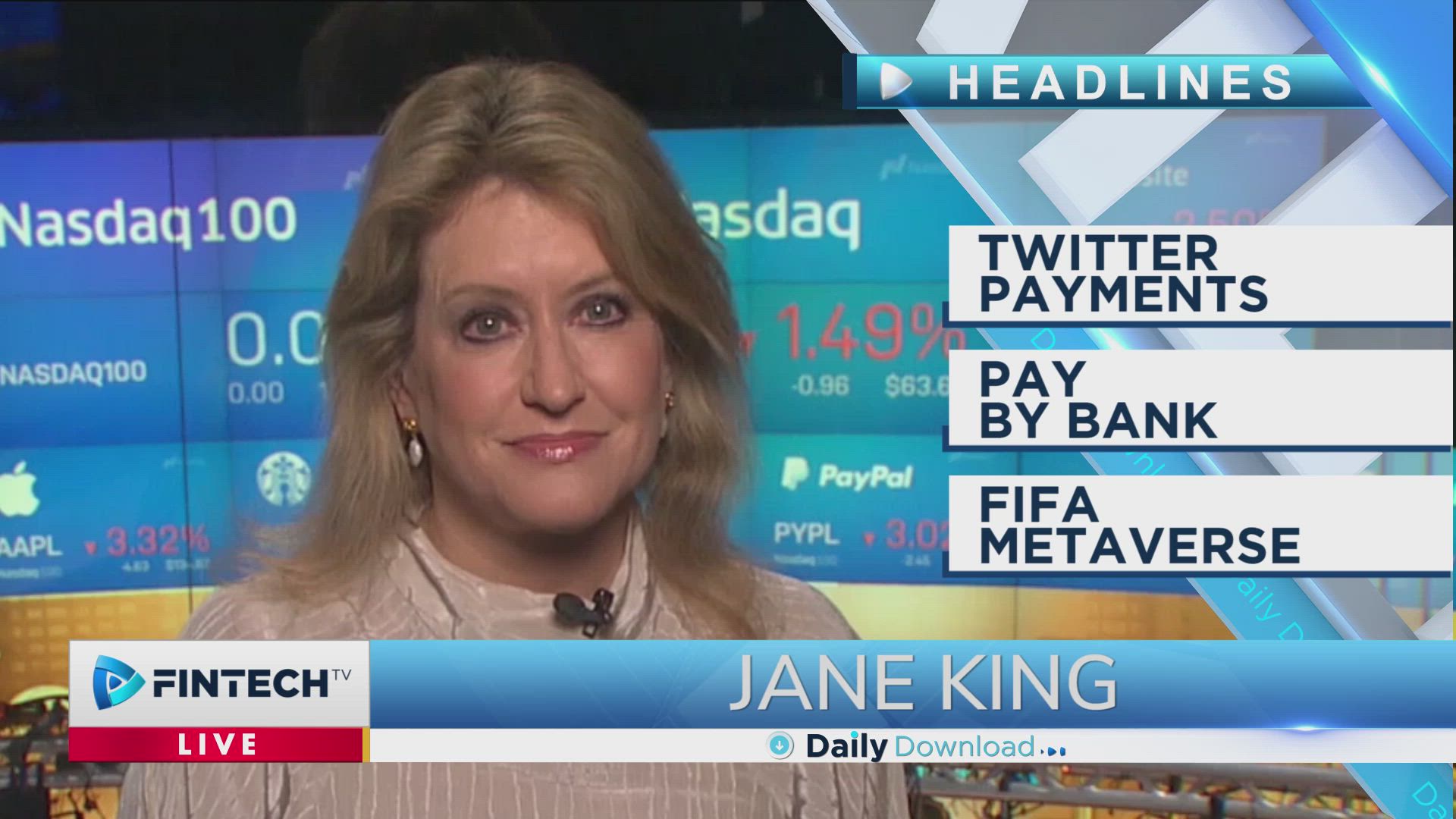 Twitter Payment Pay By Bank FIFA Metaverse FINTECH TV